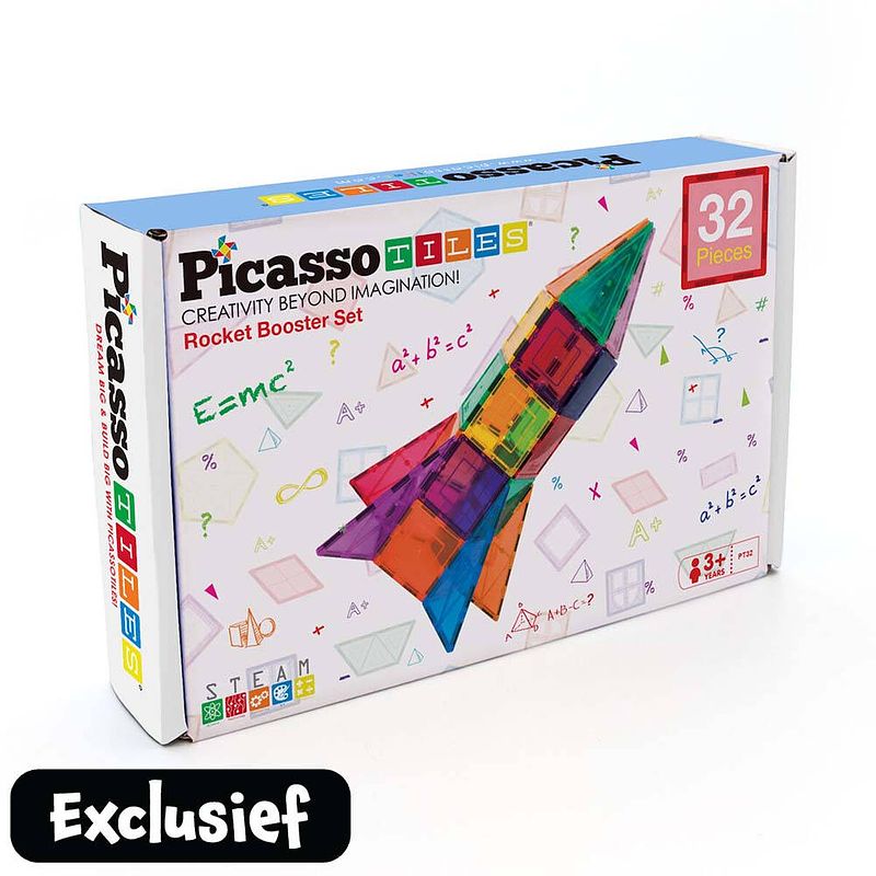 Foto van Picassotiles rocket booster magneetset 32-delig