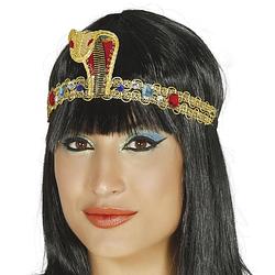 Foto van Fiestas guirca hoofdband snake dames polyester goud one-size