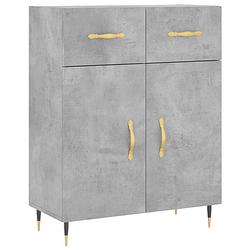 Foto van Infiori dressoir 69,5x34x90 cm bewerkt hout betongrijs