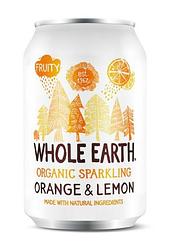 Foto van Whole earth organic sparkling orange & lemon