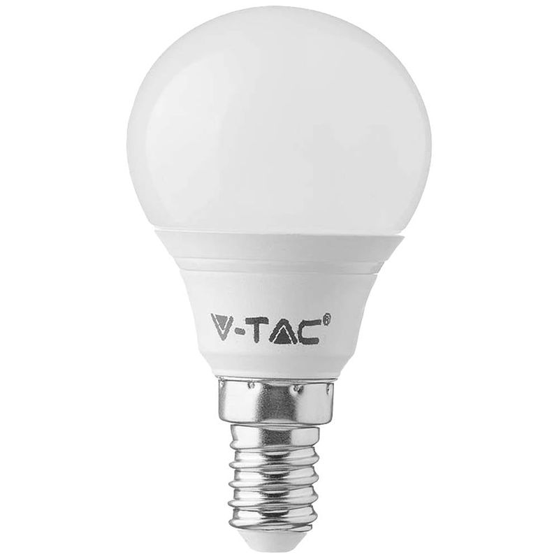 Foto van V-tac 21169 led-lamp energielabel f (a - g) e14 4.5 w = 40 w natuurwit 1 stuk(s)