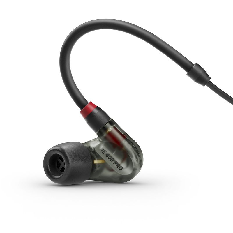 Foto van Sennheiser ie 400 pro smoky black in-ear monitor