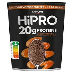Foto van Hipro protein mousse chocolate salted caramel 200g bij jumbo
