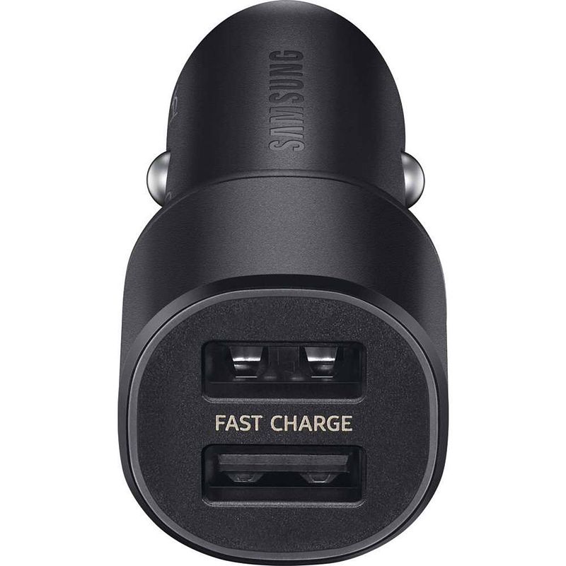 Foto van Samsung dual car charger 15w - zwart