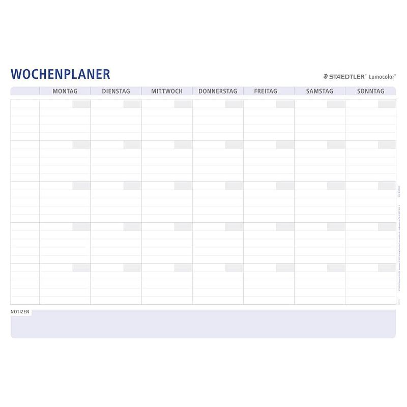 Foto van Staedtler planer muurkalender din a1 1 stuk(s)