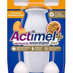 Foto van Actimel perzik passievrucht 4 x 100ml bij jumbo