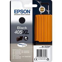 Foto van Epson cartridge 405xl origineel single zwart c13t05h14010