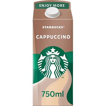 Foto van Starbucks chilled coffee cappuccino ijskoffie 750ml bij jumbo