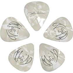 Foto van D'saddario john lennon signature guitar picks gitaar plectrums medium 10-pack