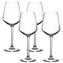 Foto van Cristal d'sarques - set van 4 witte wijnglazen - 300ml