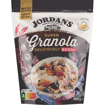 Foto van Jordans super granola deliciously berry 400g bij jumbo