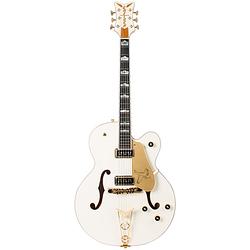 Foto van Gretsch g6136-55ge vintage select 1955 falcon vintage white