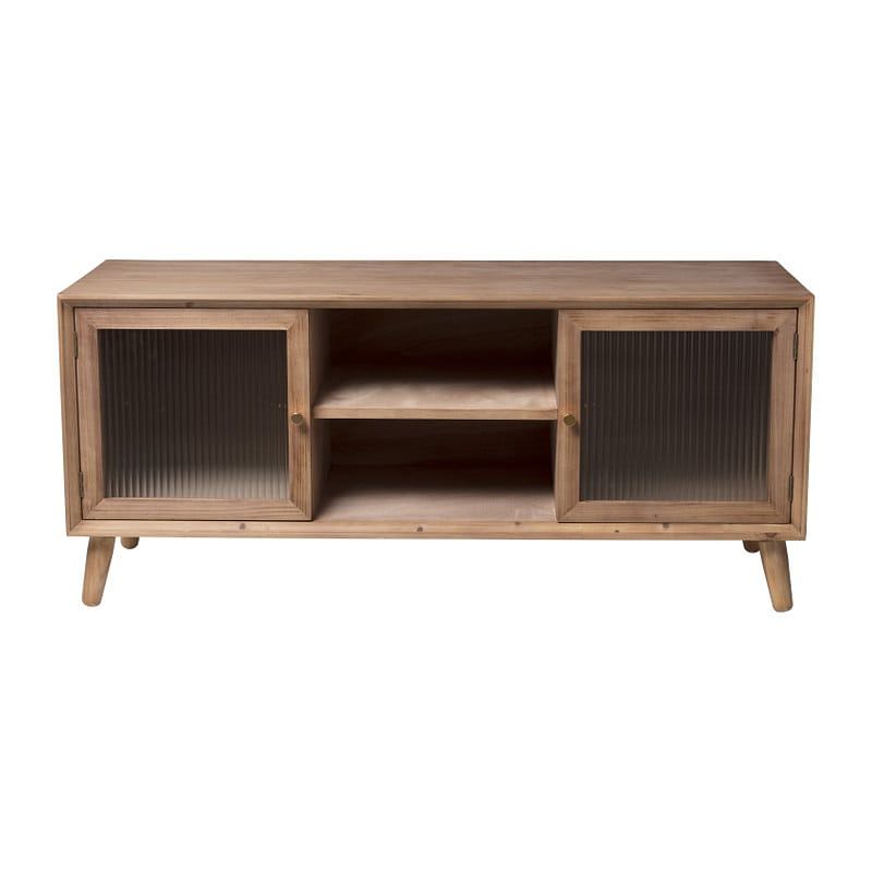 Foto van Tv kast vintage - bruin - 53x120x38.5 cm