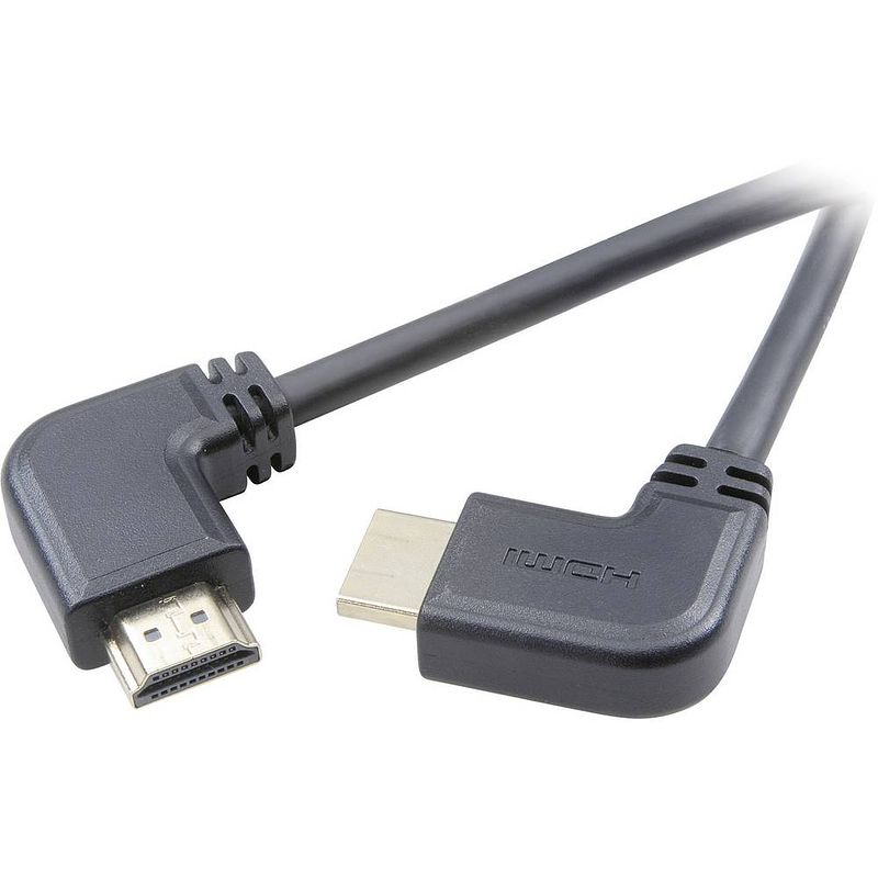 Foto van Speaka professional hdmi aansluitkabel hdmi-a stekker, hdmi-a stekker 3.00 m zwart sp-7869928 audio return channel (arc), vergulde steekcontacten, ultra