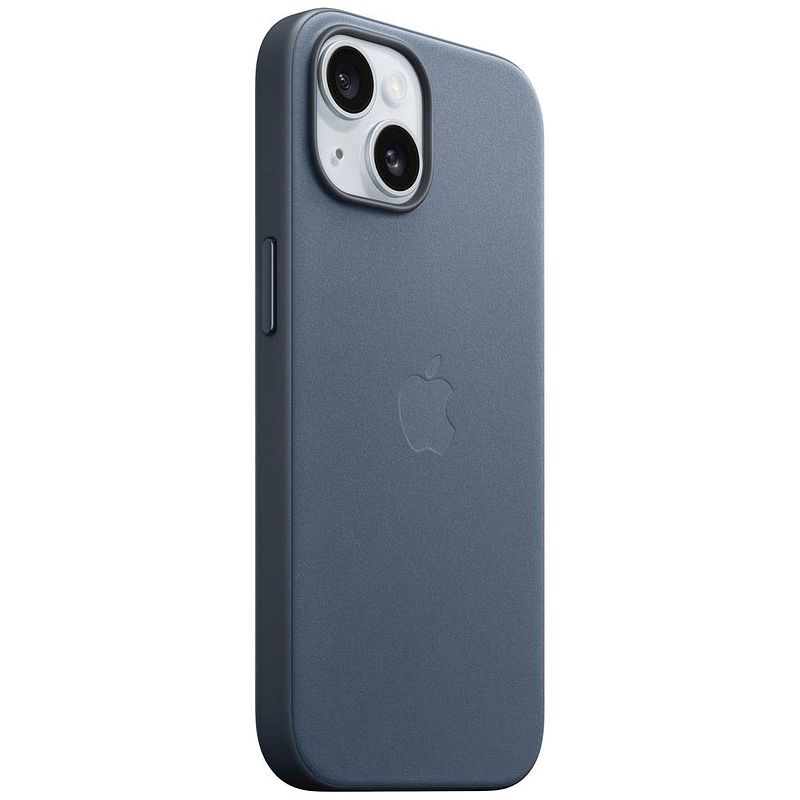 Foto van Apple finewoven case backcover apple iphone 15 pacific-blauw