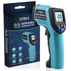 Foto van Strex digitale infrarood thermometer - bereik -50 t/m +550 °c - infrarood thermo meter - warmtemeter