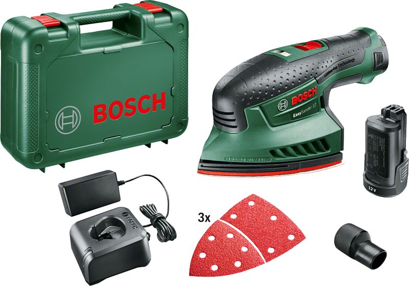 Foto van Bosch easysander 12 + 2e accu