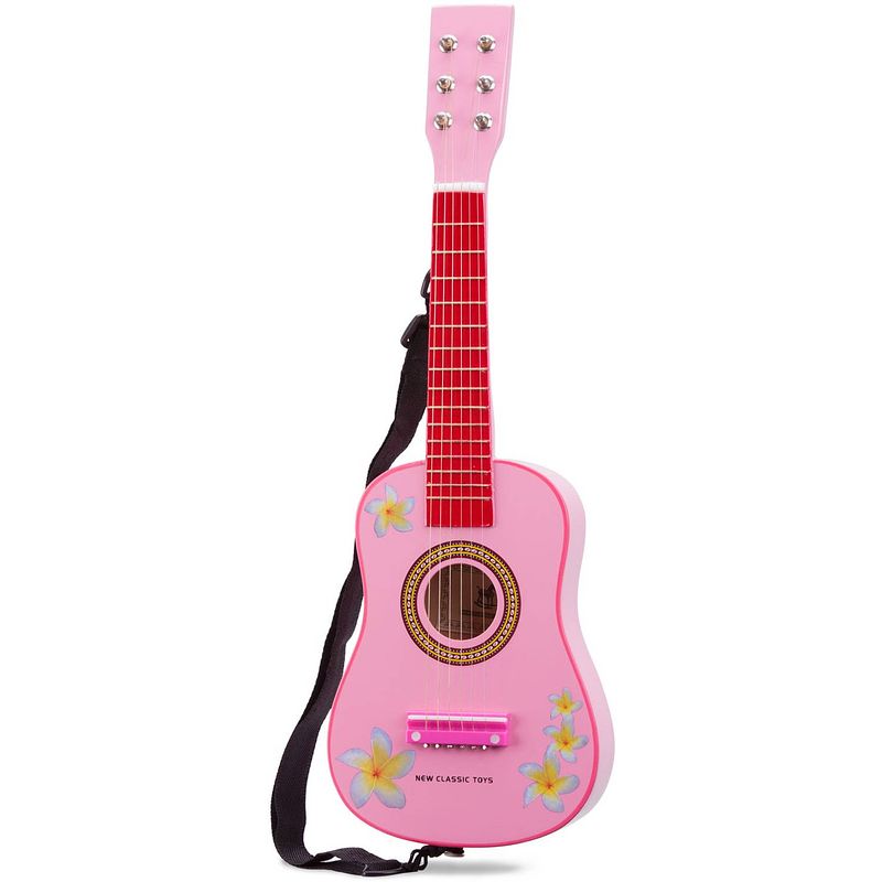 Foto van Gitaar roze new classic toys 60x19x6 cm