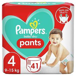Foto van Pampers baby-dry pants luiers maat 4, 41 slipjes