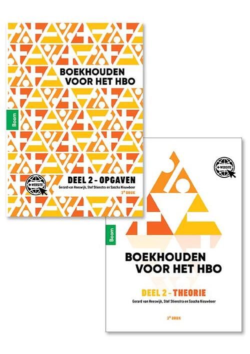 Foto van Boekhouden voor het hbo deel 2. theorie- en opgavenboek - gerard van heeswijk - paperback (9789024428984)