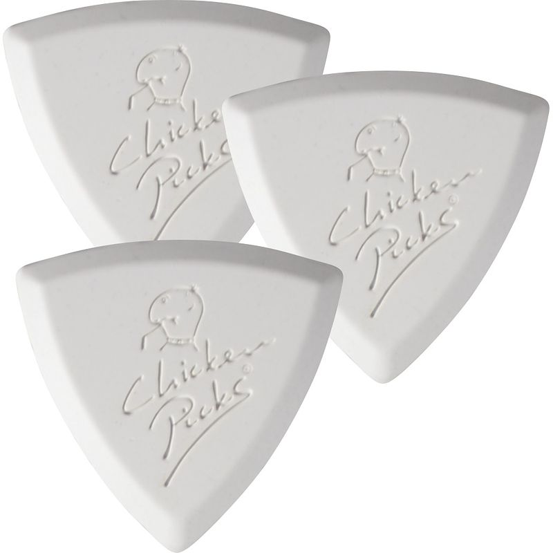 Foto van Chickenpicks tritone iii series bermuda iii 2.7 mm-p plectrums (3 stuks)