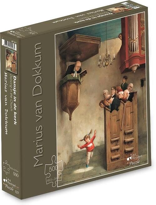 Foto van Marius van dokkum - dansje in de kerk - puzzel 500 stukjes - puzzel;puzzel (8713341900275)