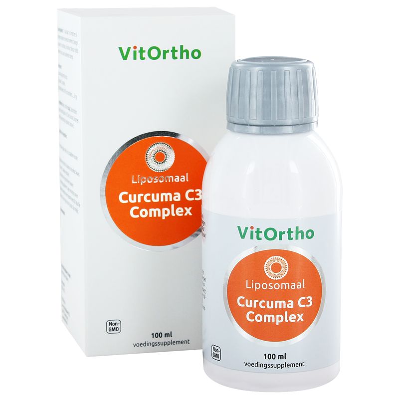 Foto van Vitortho curcuma c3 complex liposomaal 100ml