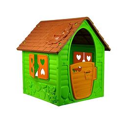 Foto van My first playhouse speelhuisje voor buiten en binnen - groen - 90 x 98 x 106 cm - maximale belasting: 25 kg