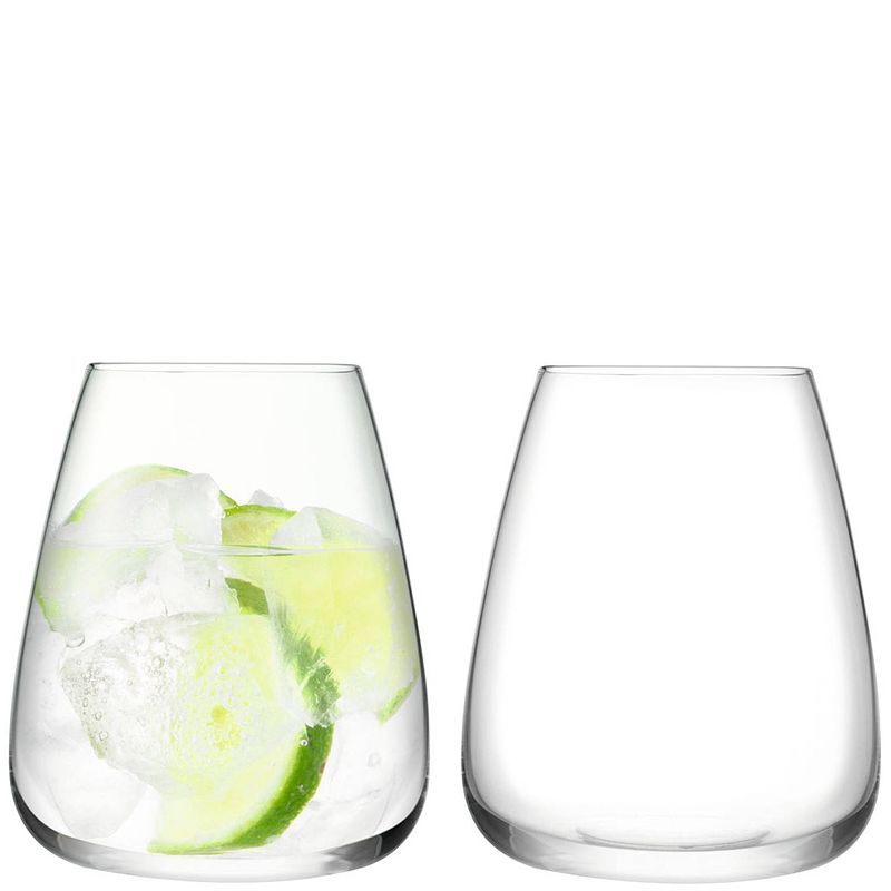 Foto van L.s.a. waterglazen wine culture 590 ml glas transparant 2 stuks