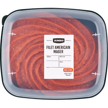 Foto van Jumbo filet americain mager 150g aanbieding bij jumbo | 2 voor 4.50