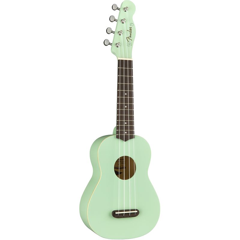 Foto van Fender california coast venice sopraan ukelele surf green