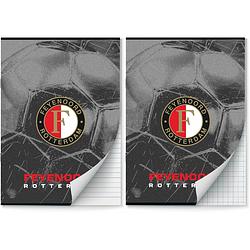 Foto van Feyenoord schriften lijn en ruit 10 mm a4 - 4 stuks