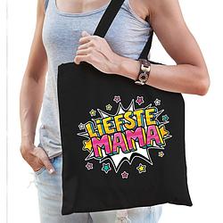 Foto van Liefste mama tas zwart voor dames - feest boodschappentassen