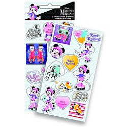 Foto van Disney stickers minni mouse glitter 10 x 21 cm meisjes foam