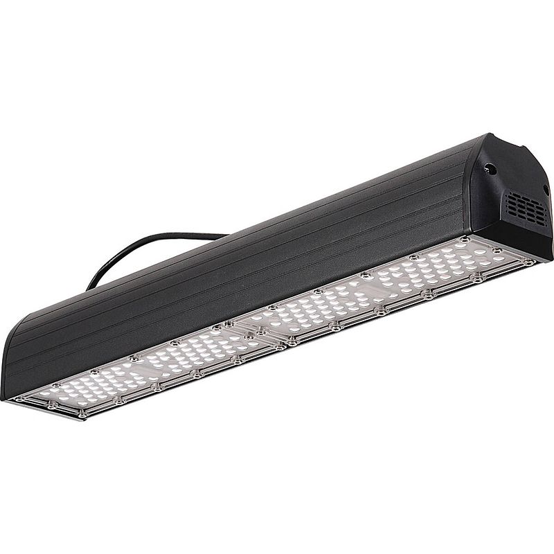 Foto van Led high bay - zarigmo - 100w - rechthoek - magazijnverlichting - waterdicht ip65 - helder/koud wit 6400k - aluminium