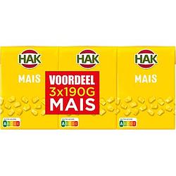 Foto van Hak mais voordeelverpakking 3pack 570g bij jumbo