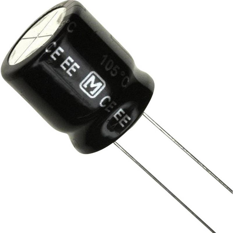 Foto van Panasonic eeu-ee2g101 elektrolytische condensator radiaal bedraad 7.5 mm 100 µf 400 v 20 % (ø) 18 mm 1 stuk(s)