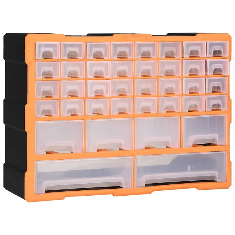 Foto van Vidaxl organiser met 40 lades 52x16x37,5 cm