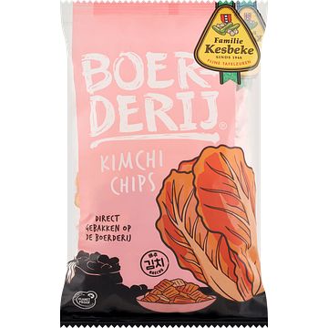 Foto van Familie kesbeke boerderij kimchi chips 125g bij jumbo