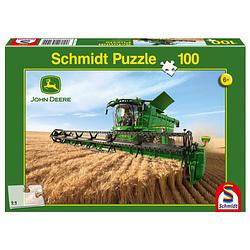 Foto van Schmidt puzzel john deere combine harvester s690 - 100 stukjes