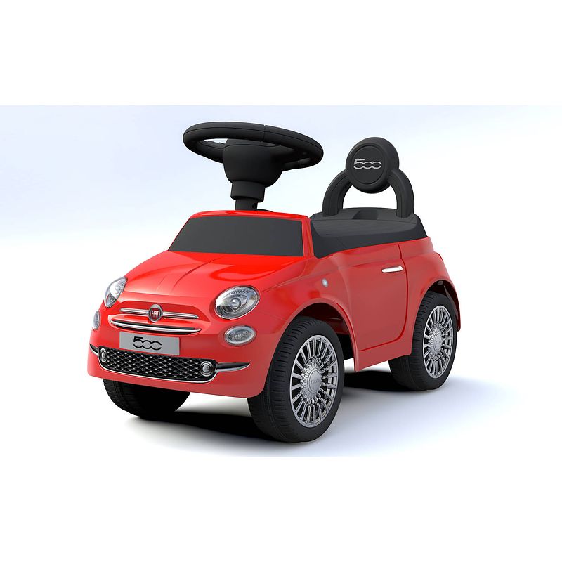 Foto van Cabino loopauto fiat 500 rood