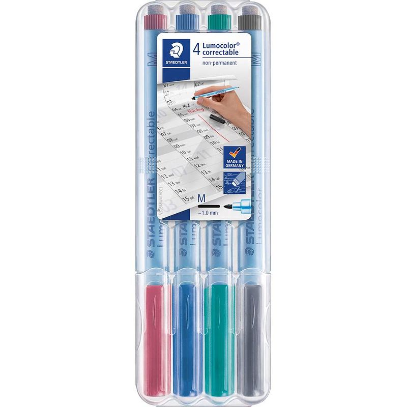 Foto van Staedtler foliestift lumocolor willekeurige kleur (geen keuze mogelijk) 305m wp4-1