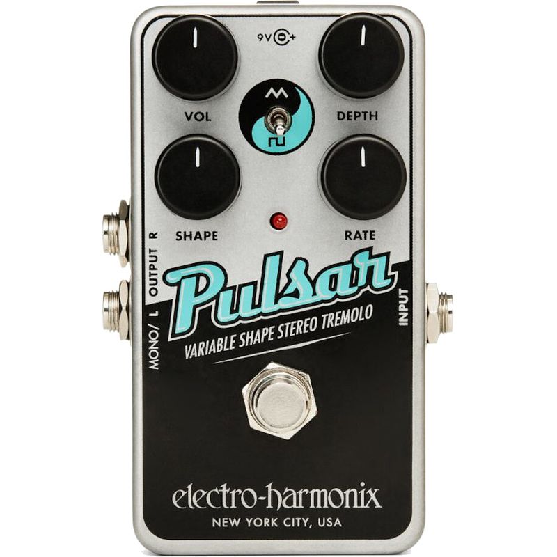 Foto van Electro harmonix nano pulsar variable shape stereo tremolo effectpedaal