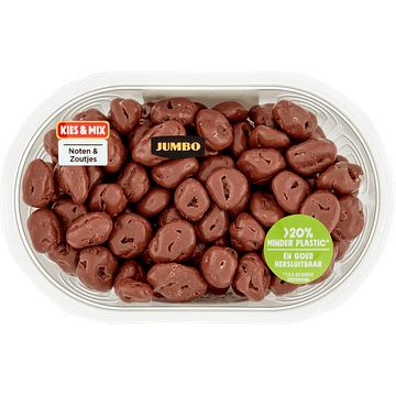 Foto van Jumbo melk chocolade rozijnen 210g