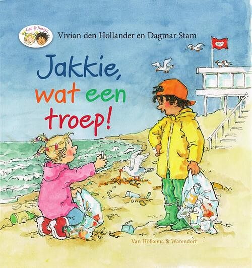 Foto van Jakkie, wat een troep! - vivian den hollander - hardcover (9789000381272)