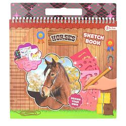 Foto van Toi-toys tekenboek paarden meisjes