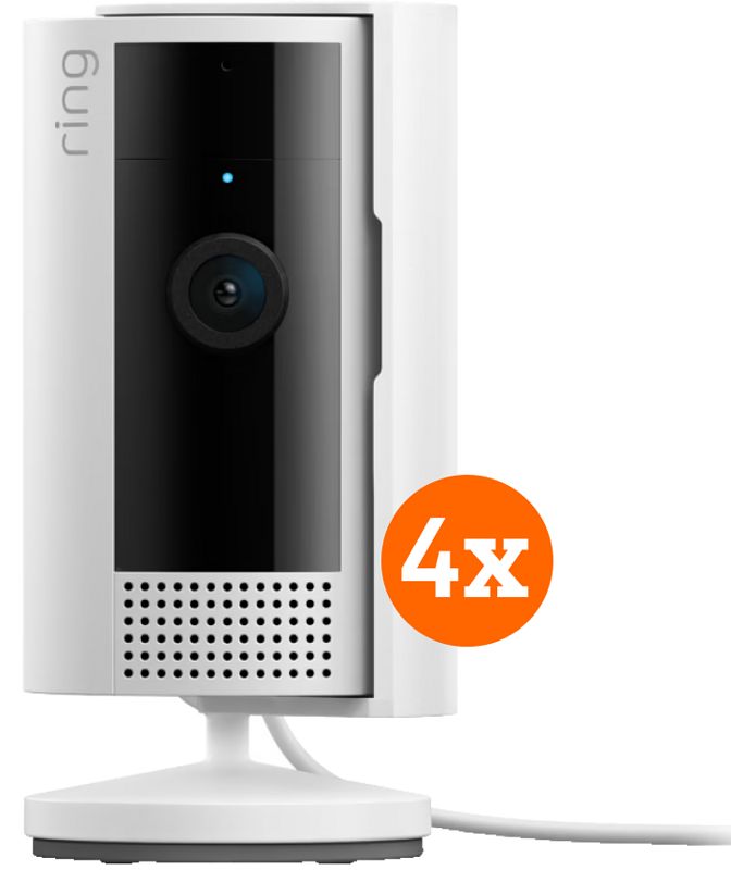 Foto van Ring indoor cam 2nd gen - wit 4-pack