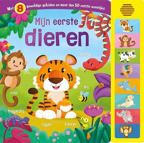 Foto van Geluidenboek mijn eerste dieren - kartonboekje;kartonboekje (9789036642217)