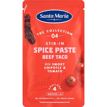 Foto van Santa maria stirin spice paste beef taco 100g bij jumbo