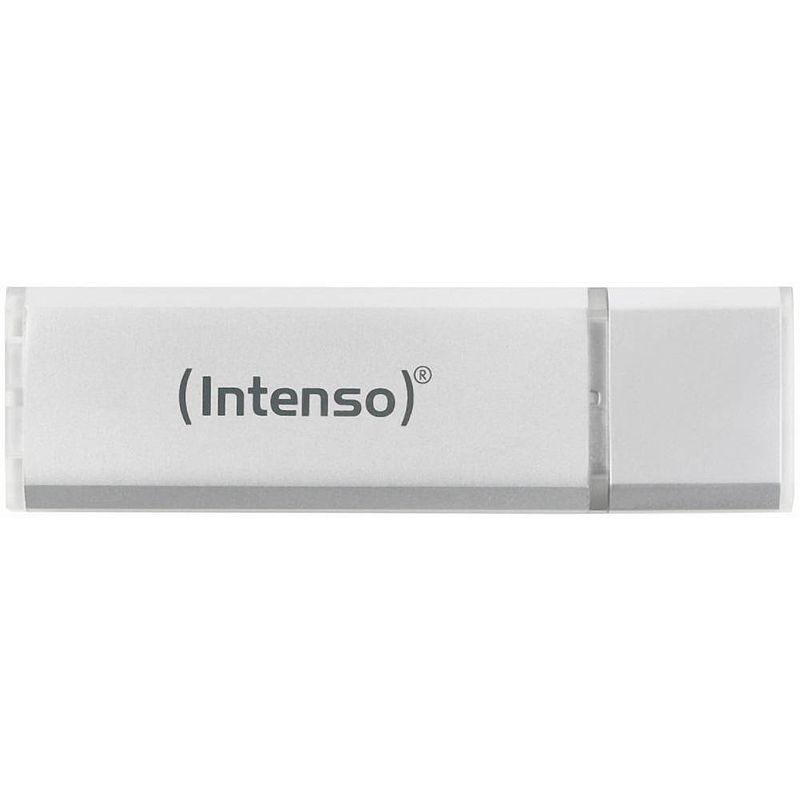 Foto van Intenso alu line usb-stick 4 gb usb 2.0 zilver 3521452